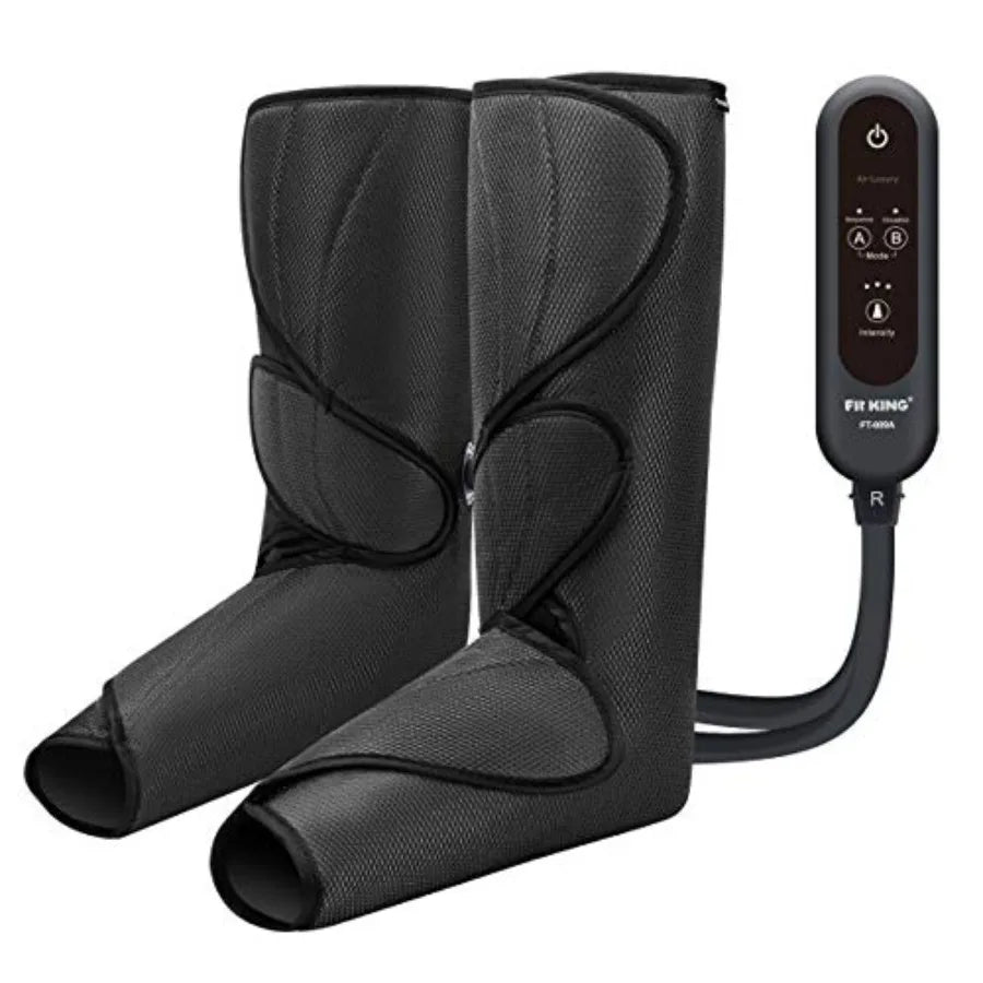 Air Compression Leg and Foot Massager for Enhanced Circulation and Pain Relief Ideal for Reducing Swelling and Edema with Adjus
