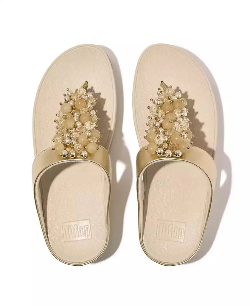 FitFlop | Women's Fino Bauble-Bead Toe-Post Sandals