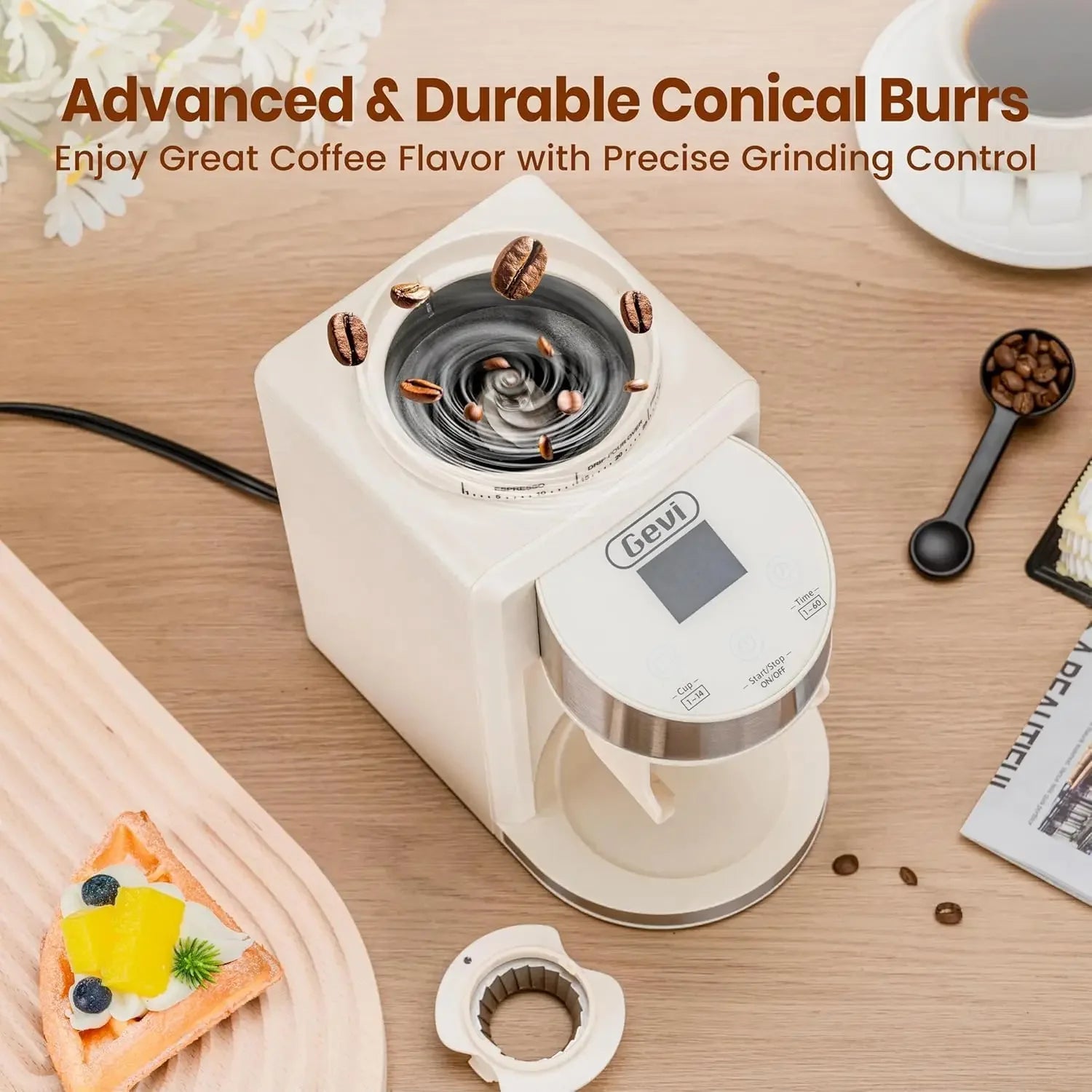 BestsellerBestsellerEspresso Machine 20 Bar with Grinder, Professional Espresso Maker with 35 Precise Grind Settings Burr Coffee