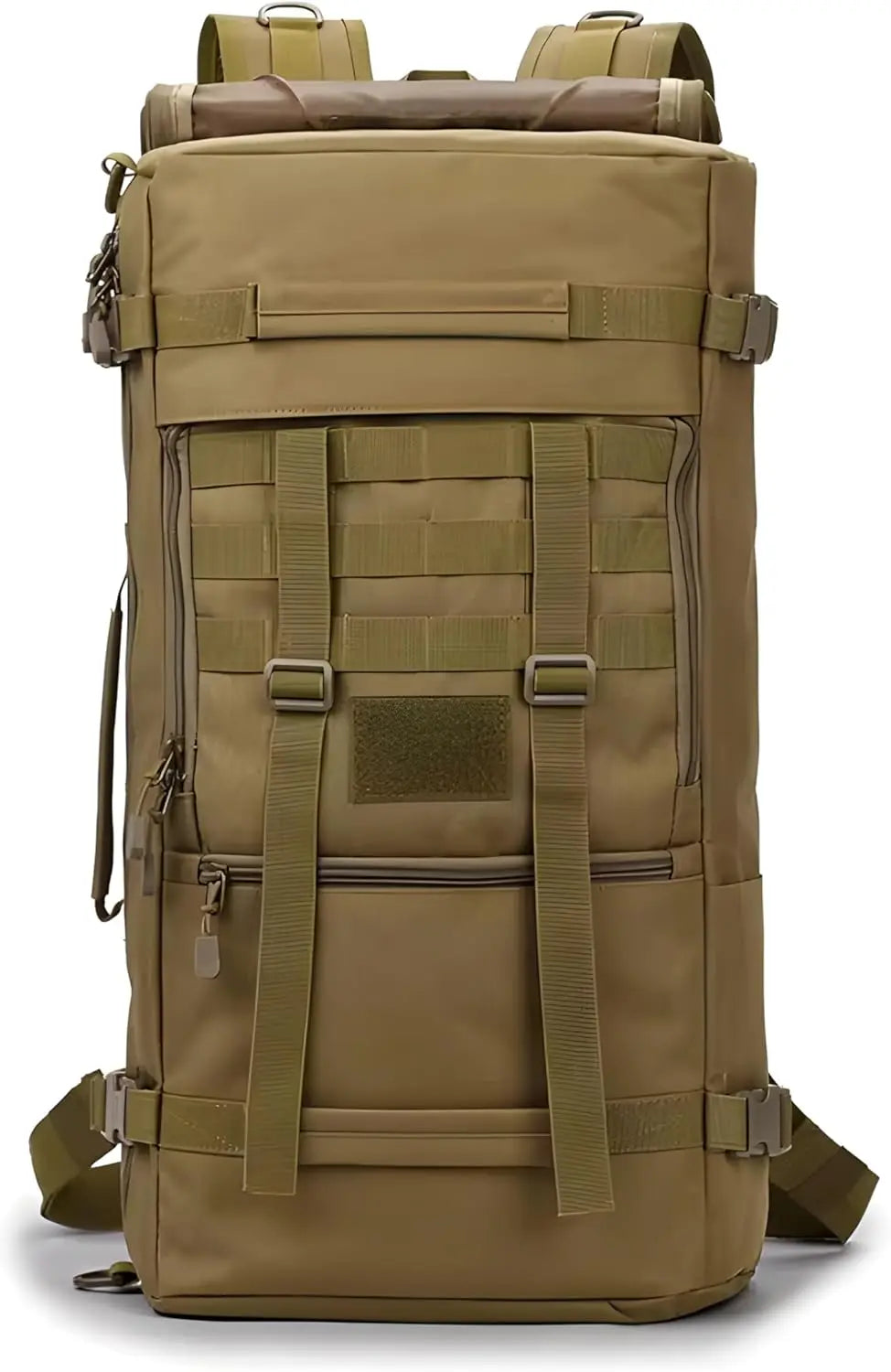 Tactical Assault Backpack with MOLLE System, 72-Hour High-Durability Pack, Multiple Compartments