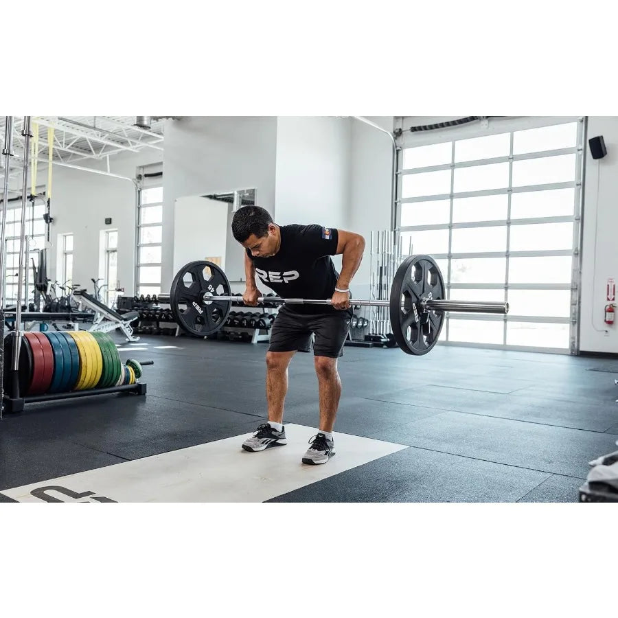 Versatile Fitness Barbells for Home Gym and Commercial Use: Teton Training Barbell 15KG or 20KG Delta Mixed-Use Bar (20KG) Badl