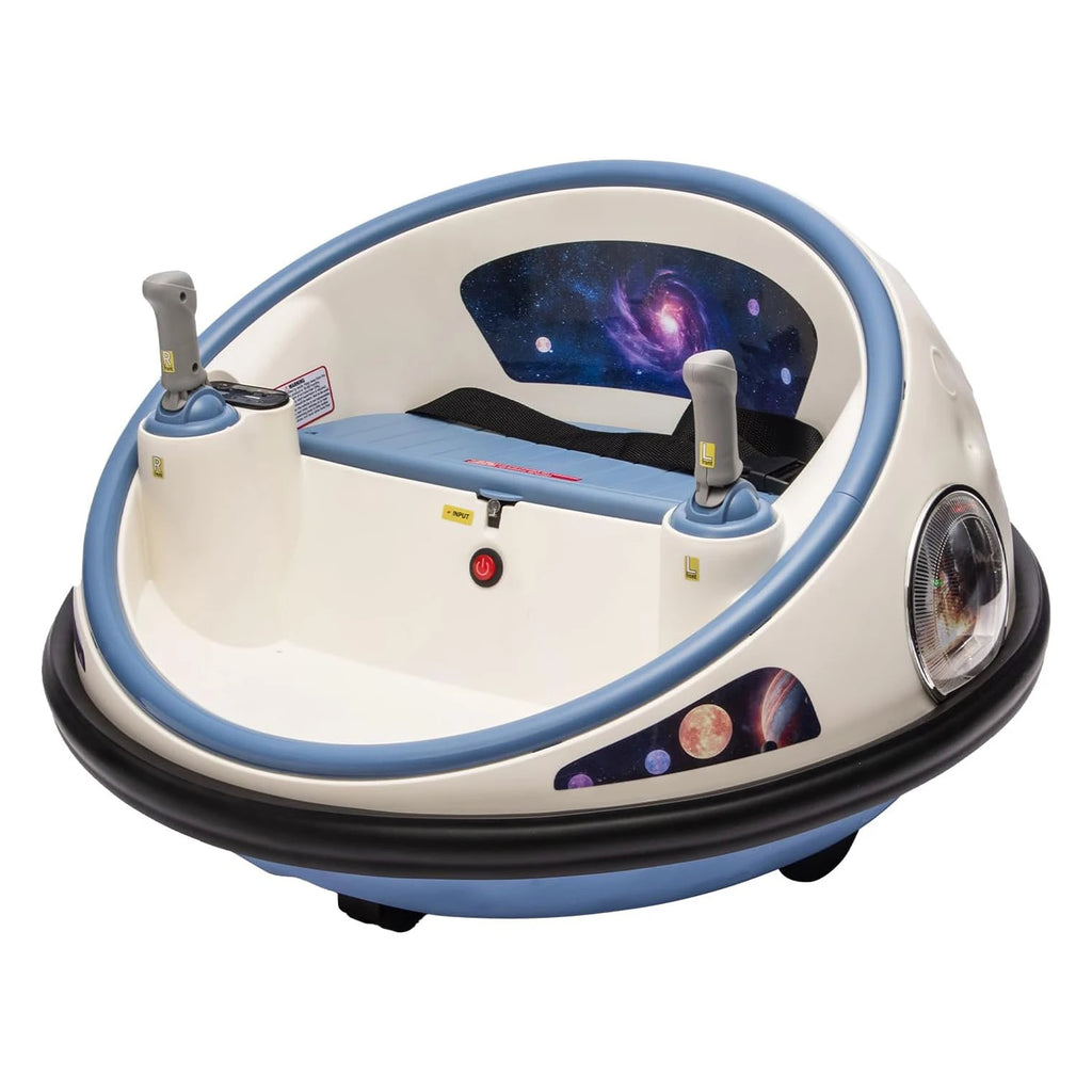 12V Kids Electric Bumper Car with Parent Remote Control, 360° Spinning & Music, 2 Speed Modes, Safety Belt Ride On Toys for Kids