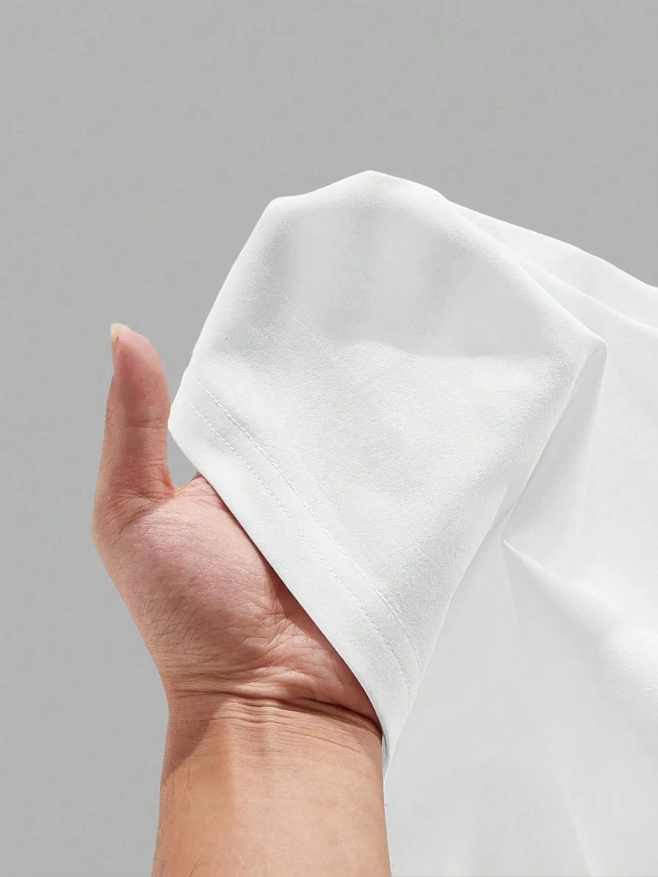 Gothic Eye Print Cropped Flare Sleeve T-Shirt with Sparkle Stars and Chain Design