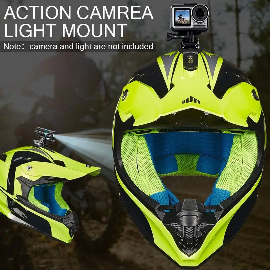 Kids Youth Dirt Bike Helmets ATV Motocross Dirtbike Helmet with Super Soft Liner Camera Mount for Adult Men Women Motorcycle Dua