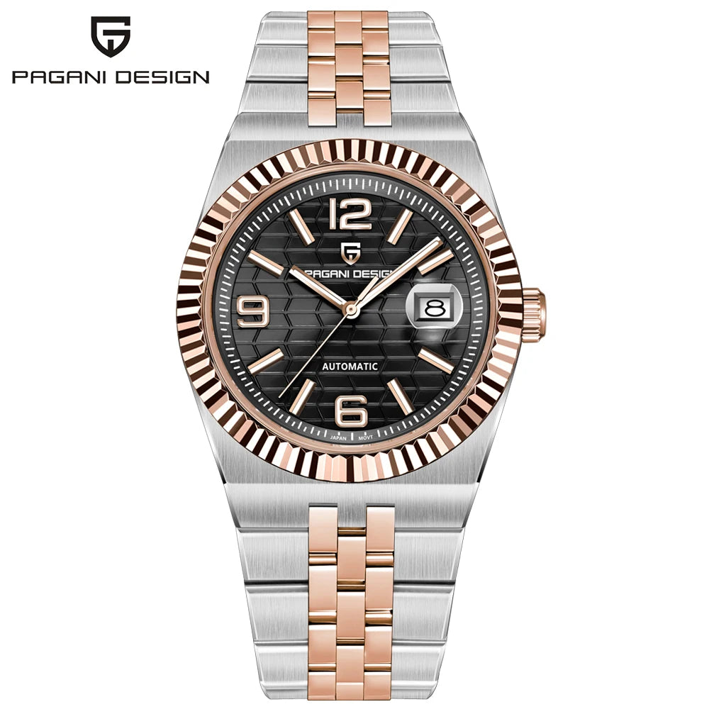 PAGANI DESIGN Sports Stainless Steel Diving Watch Series Luxury Mechanical Automatic Watch Luminous Sapphire Top Brand Watch