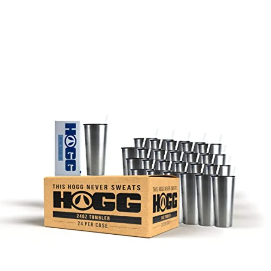 24oz Tumbler Case 24 Pack DIY Customizable Glitter Epoxy Bulk Tumblers for Personalized Drinkware