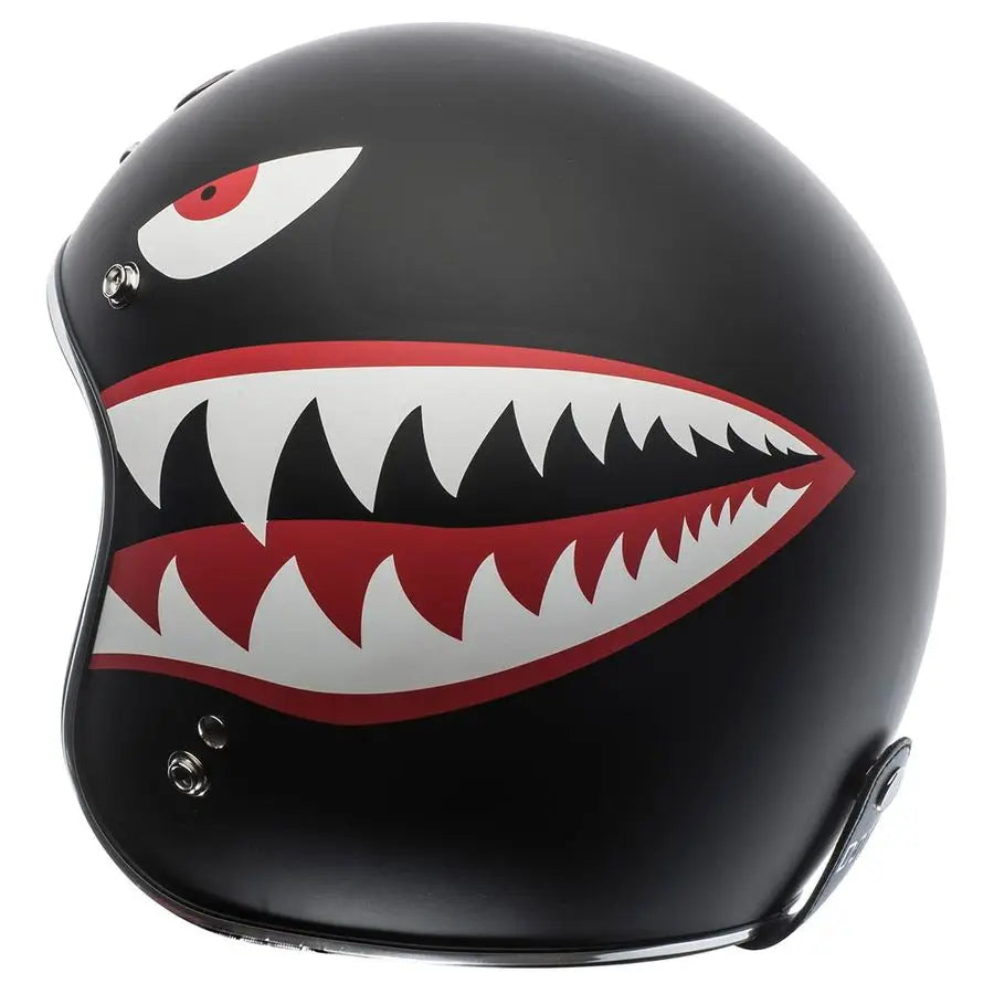 T50 Del Mar Open Face 3 4 Motorcycle Helmet with Graphics