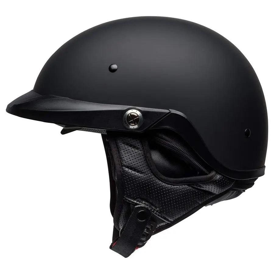 Pit Boss OpenFace Motorcycle Helmet Solid Matte Black, XLarge XXLarge