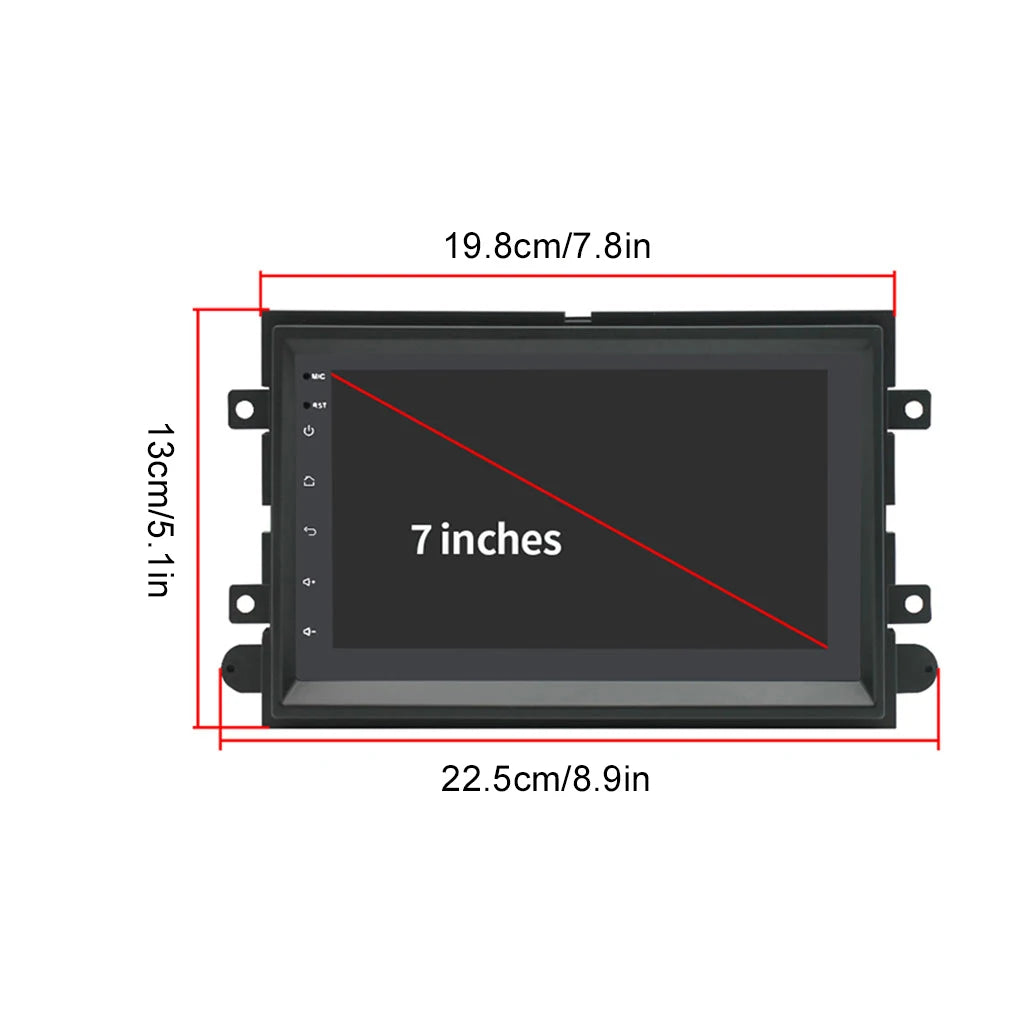 Black Car S Entertainment System High-tech Car Radio Featuring FM Radio And Online GPS Navi