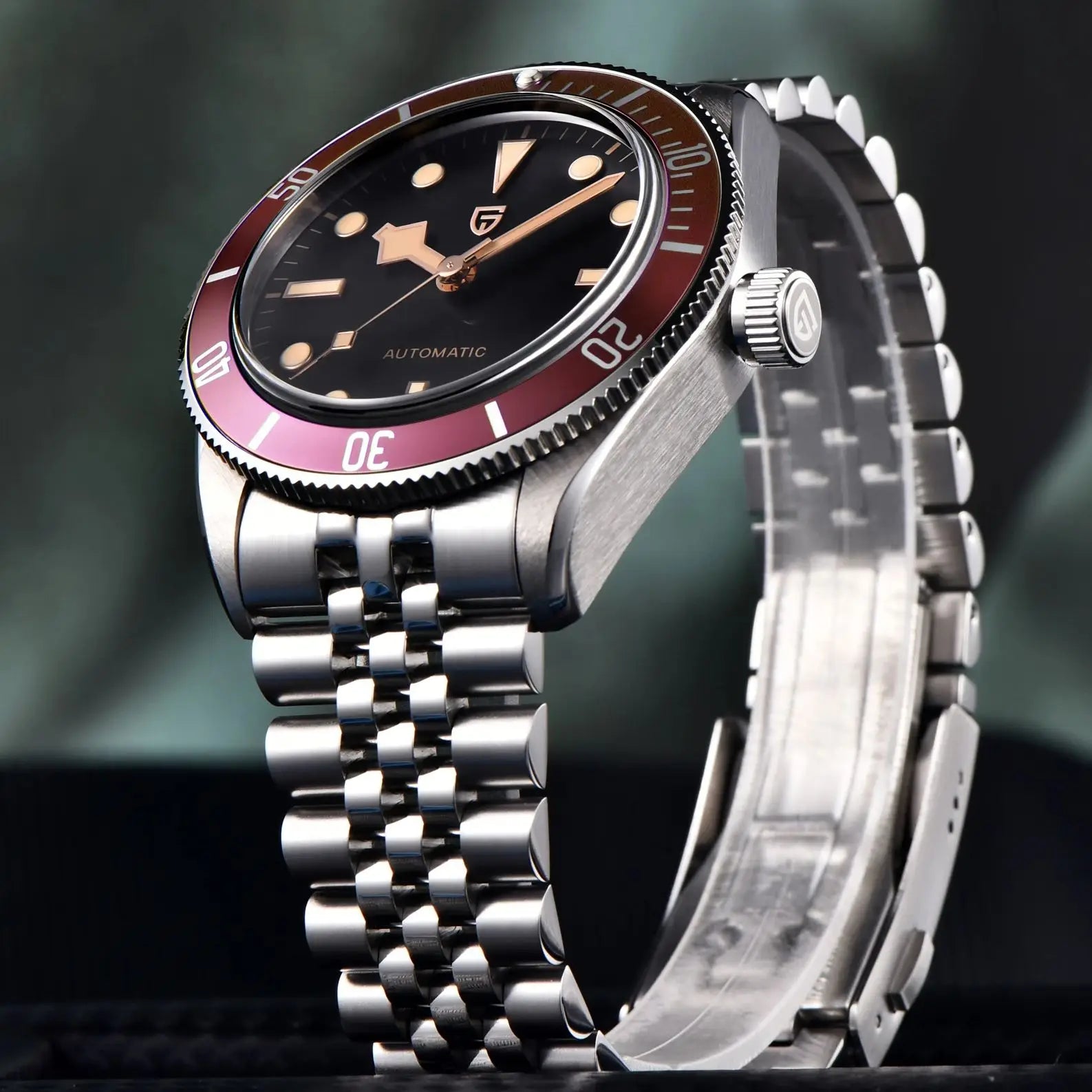 PAGANI DESIGN 2025 New Luxury Automatic Watch Men Five-row chain stainless steel Mechancial Wrist watch Men Japan NH35A Movt