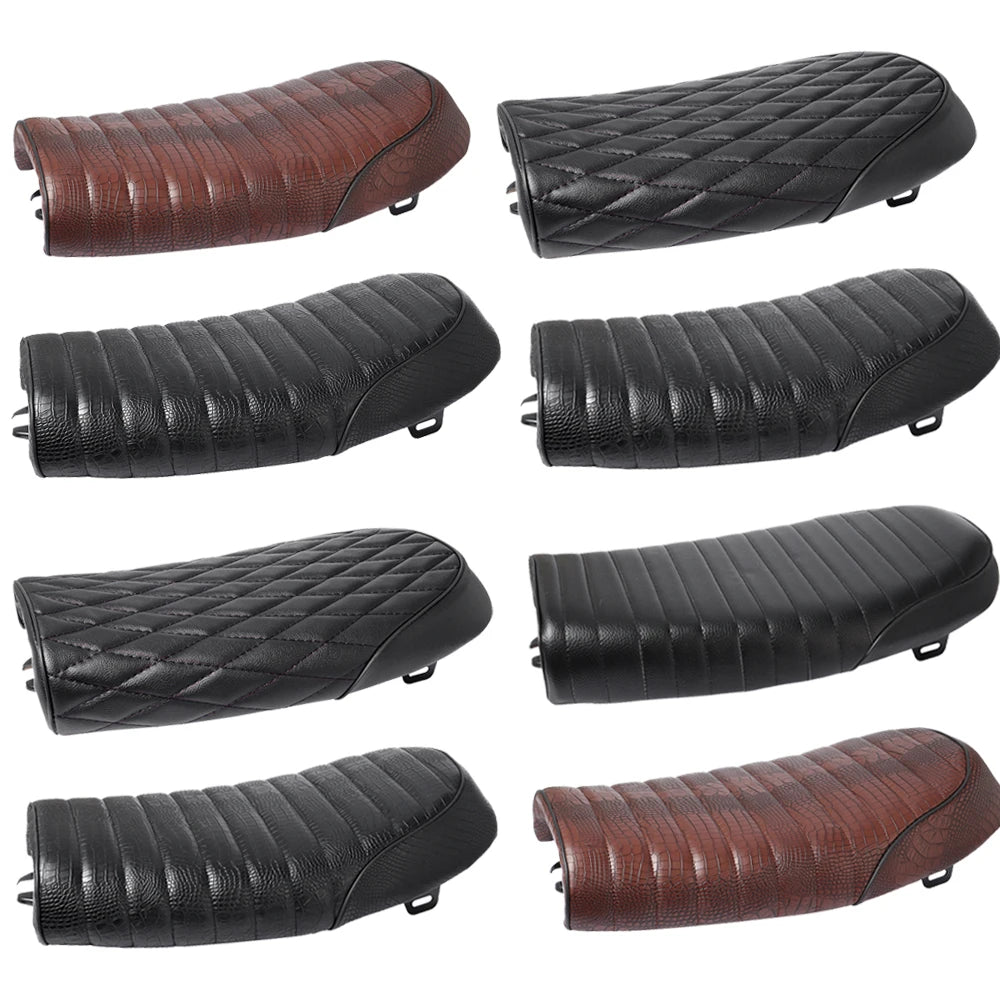 Motorcycle Cafe Racer Vintage Replacement Hump Saddle Seat Bag Suitable Hump Cushion For Yamaha Kawasaki Honda Cg125