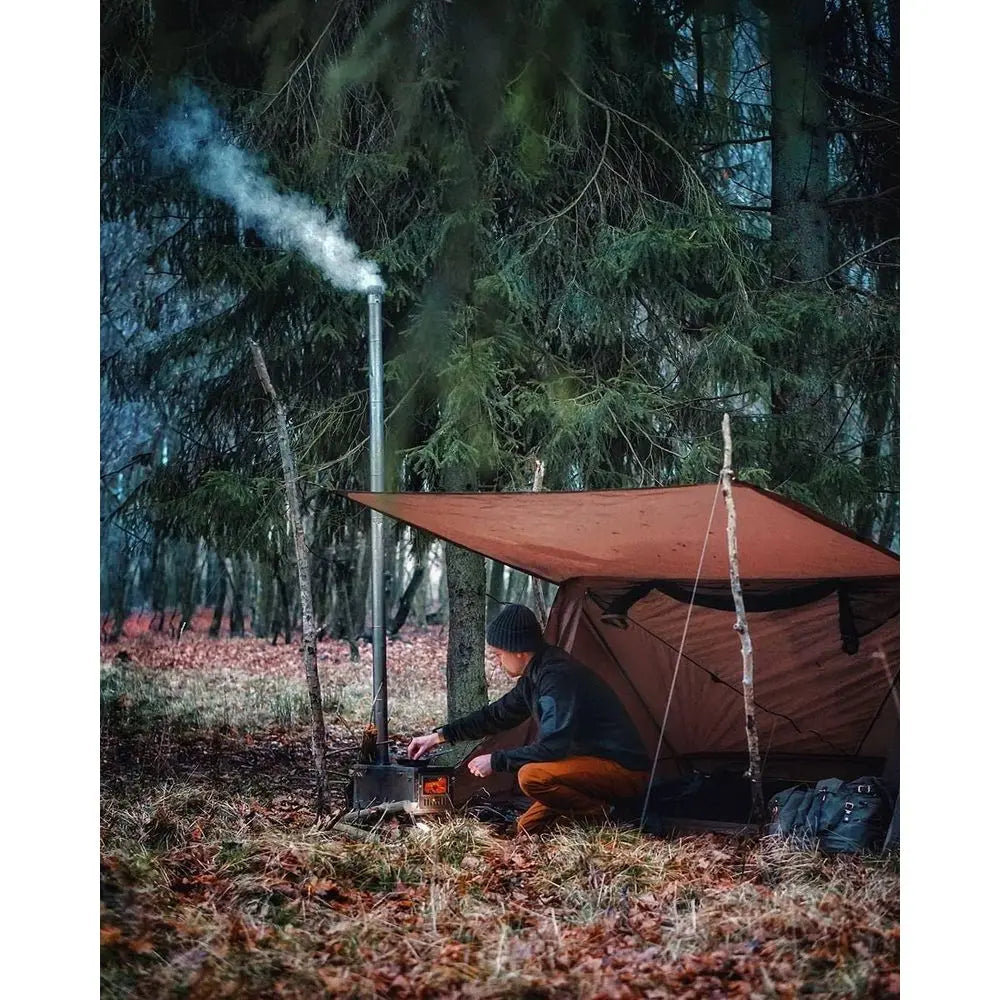 Ultralight Bushcraft Shelter 2.0: Lightweight Camping Tent with Porch for Hiking, Backpacking, Motorcycle, and Kayaking Adventur