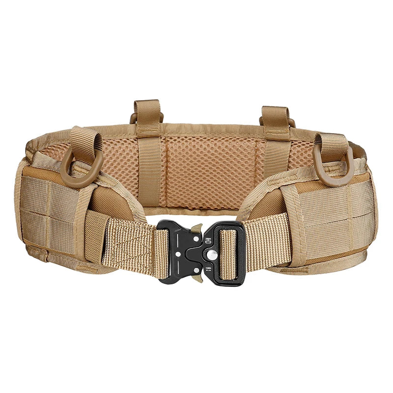 Men's Outdoor Hunting Tactical Belt Multi-Function Buckle Nylon Belt High Quality Outdoors Sport Canvas Belt