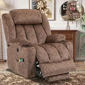 Large Electric Power Lift Recliner Chair with Extended Footrest for Elderly Big, Extra Large and Wide Reclining Sofa for Living
