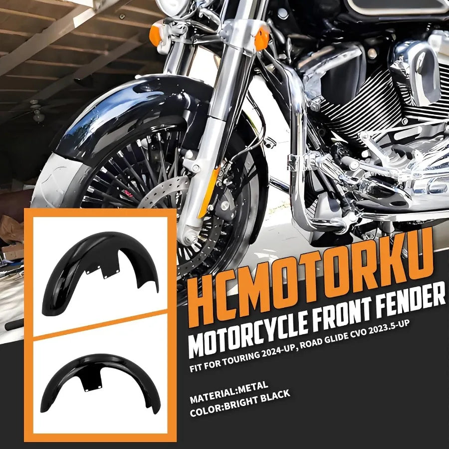 21 inch Front Fender Mudguard for Harley Touring Road King FLHR Electra Glide FLHT Street Glide FLHX 20242025 CVO Road Glide 20