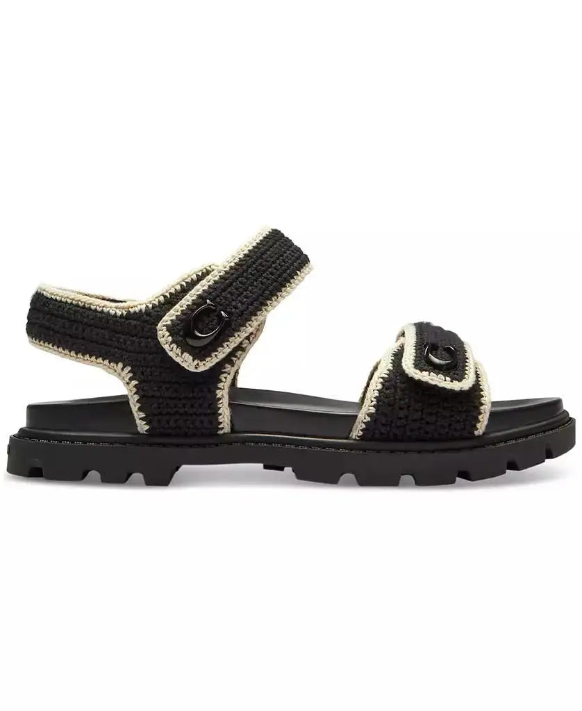 COACH | Women's Brynn Double-Band Sporty Lug-Sole Sandals