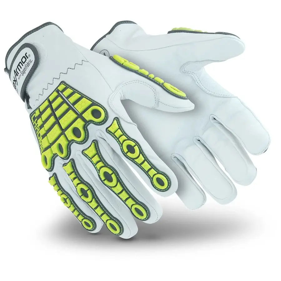 CutResistant Impact Protection Leather Work Gloves Chrome Series 4080