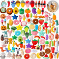 Small Squeaky Dog Toys Bulk for Puppy Small Dogs Pets Cute Plush Stuffed Dog Toys Bundle Soft Pet Toys for Chewing and