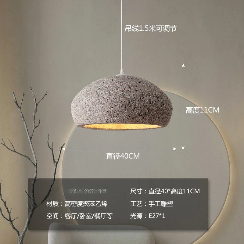 Nordic Wabi Sabi Pendant Lamps Dining Room Lighting Modern Living Room Bedroom LED Ceiling Chandelier Loft Lustre Hanghing Lamps