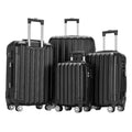 4 Piece Suitcase Luggage Set Hardside Suit case with Spinner Wheels TSA Lock