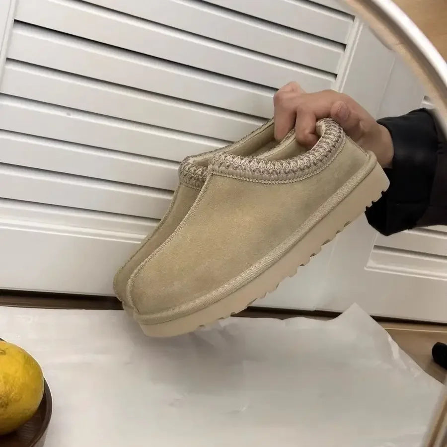 2026 New Classic Ultra Mini Platform Boots Leather Suede Wool Comfort Winter Womens Fur Slippers K98 ‮34-53 SeziS UggS