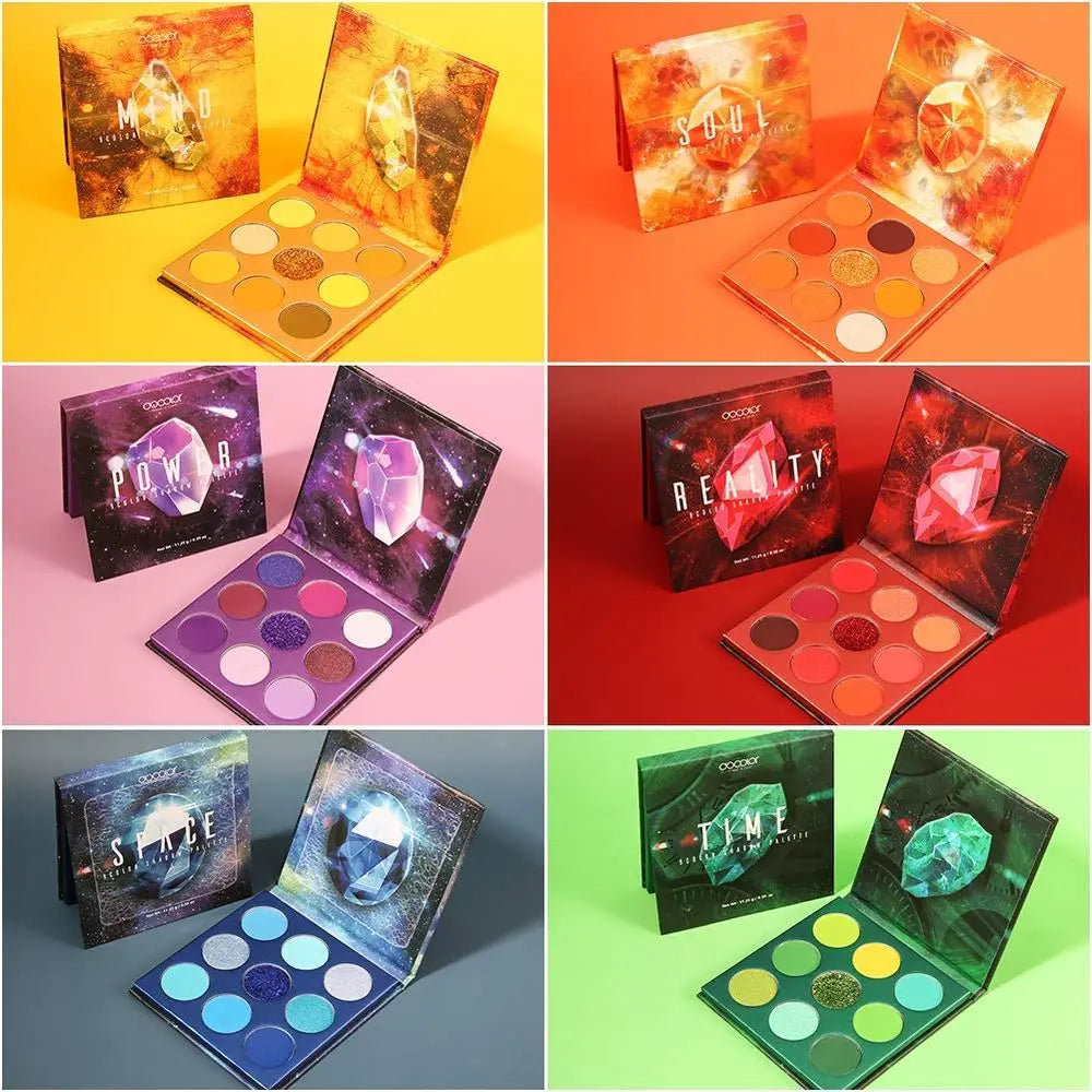 Makeup Brush Set + 54 Color Eye Palette Premium Synthetic Kabuki Blending Powder Blush Concealers Eye Makeup Brushes Set