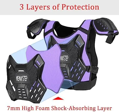 Safe Kids Dirt Bike Cover with Pads & Armor Vest for Protection  

Optimized SEO: kids dirt bike safety gear, protective cover,
