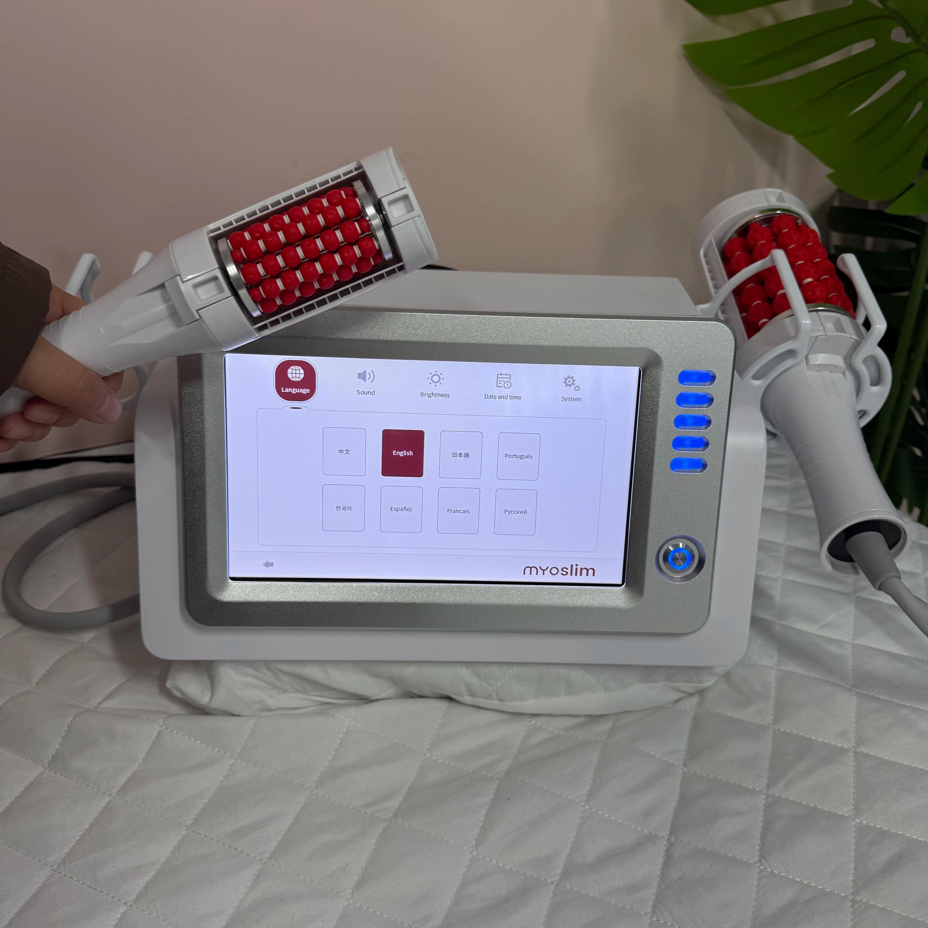 Myolim Slimming massage cellulite Body Facial Treatment 360 Degree Vibration therapy Inner Ball Roller fat removal Machine