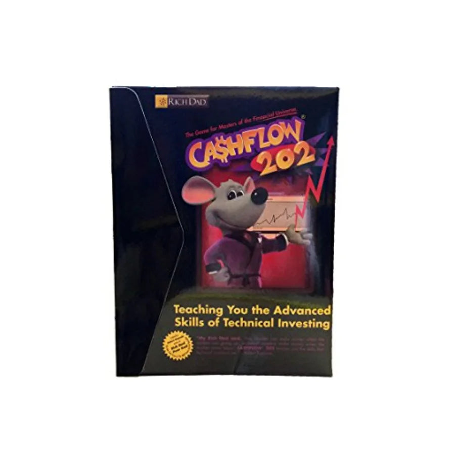 Rich Dad Cashflow 101 and 202 Board Game Bundle for Financial Education with Colorful Design and Durable Materials