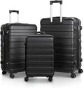 Luggage Set 3 Piece Hardside Expandable Luggage with Spinner Wheels Hardshell Lightweight Durable Suitcases Travel Carry Ons