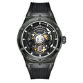 BONEST GATTI men's Watch, fully automatic mechanical watch, skeletonized business sports men's wristwatch with steel strap, Vale