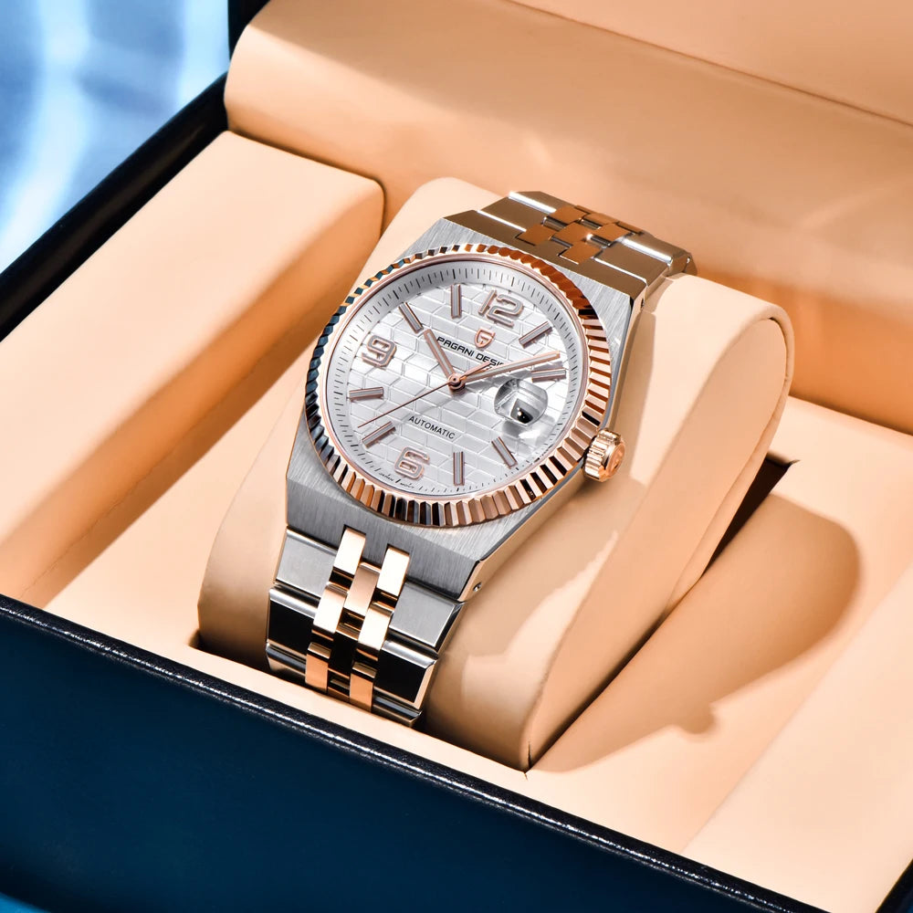 2026 New PAGANI DESIGN Men's Watches Gold Luxury Mechanical Wristwatches Automatic Watch For Men AR Sapphire Luminous Waterproof