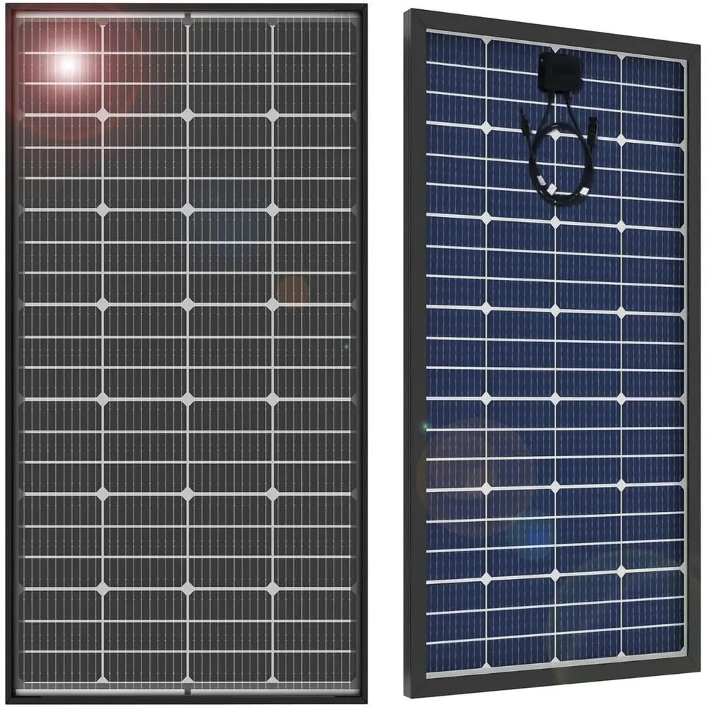 200 Watt Solar Panel 12V 10BB Monocrystalline Solar Panels High Efficiency Solar Module for RV Home Battery Charging Farm Traile
