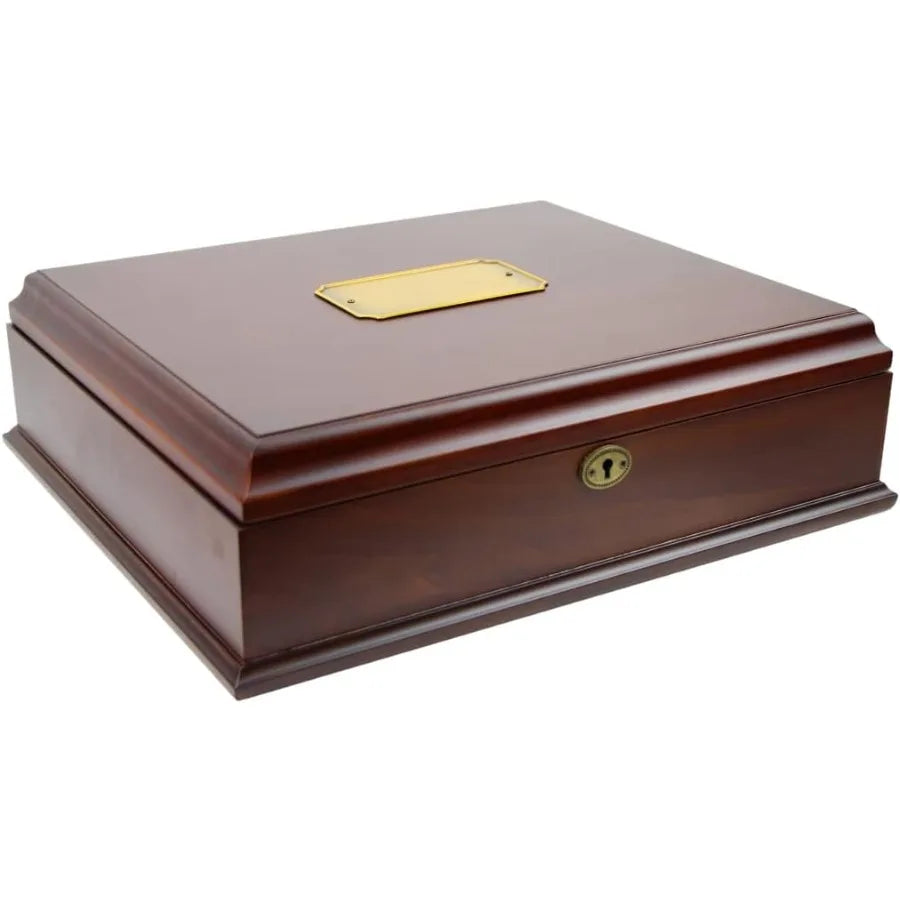 Antico Wooden Lockable Memory and Treasure Box for Keepsakes Photos Letters Jewelry and More