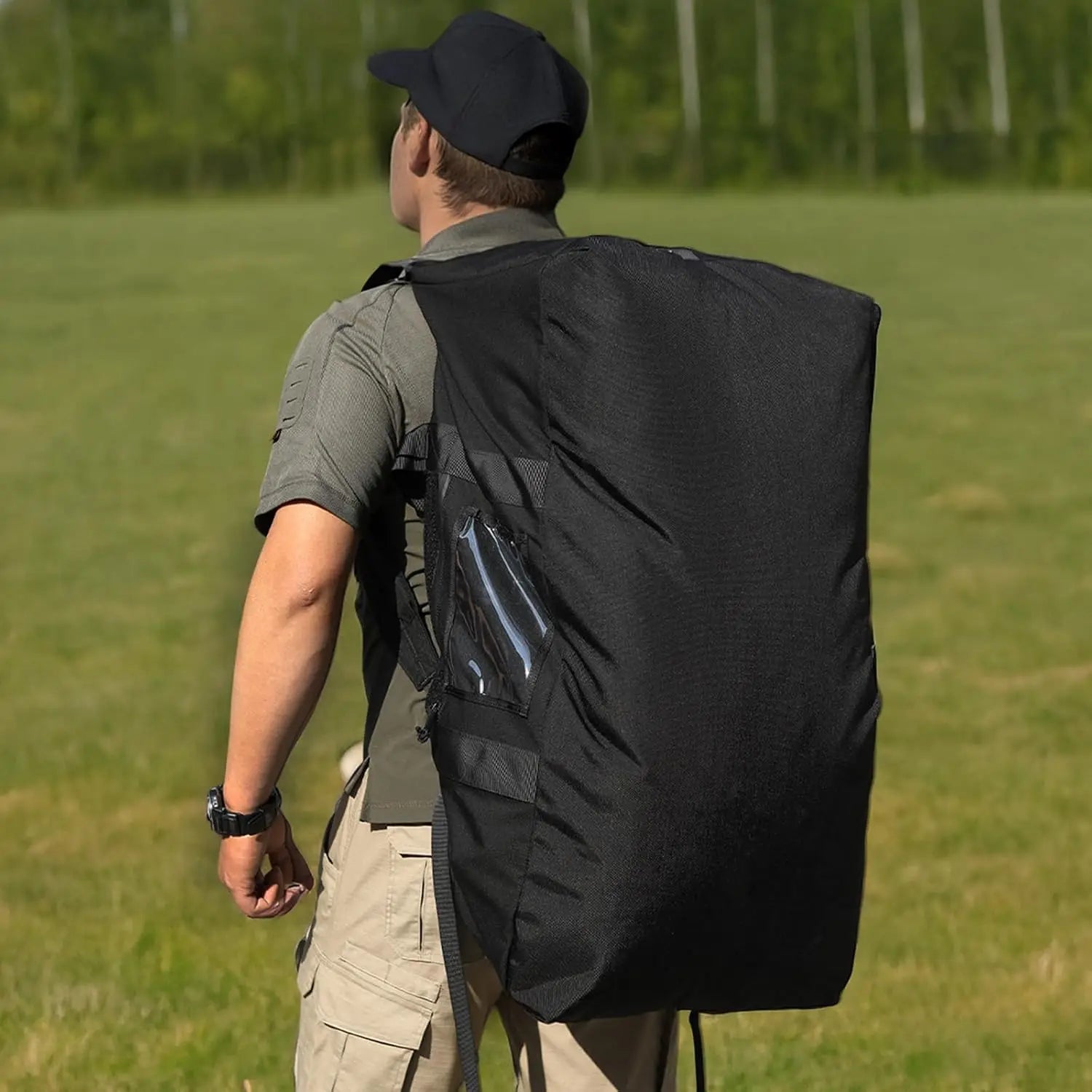 130L Tactical Duffle Bag - Waterproof, Foldable Military Travel Backpack for Camping, Hunting, Gym & Weekender Use