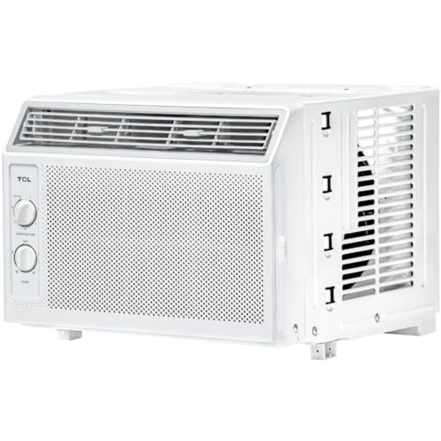 5000 BTU Window Air Conditioner for Small Rooms up to 150 Sq. Ft. Energy-Efficient Cooling with Easy-to-Use Controls Reusable W