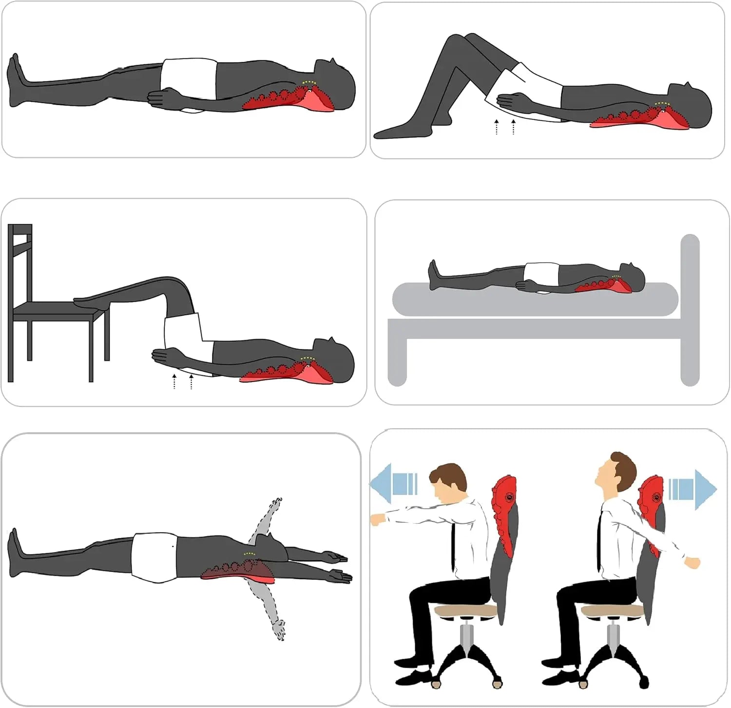 Manual Trapezius Massager for Neck, Shoulder & Upper Back Pain Relief - Trigger Point Tool