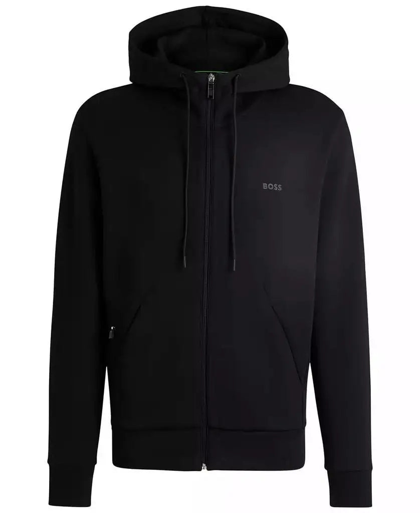 Hugo Boss | Men's Logo Print Zip-Up Hoodie