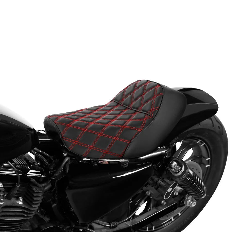 Driver Rider Solo Seat Fit For Harley Sportster 883 1200 Custom 2010-2022