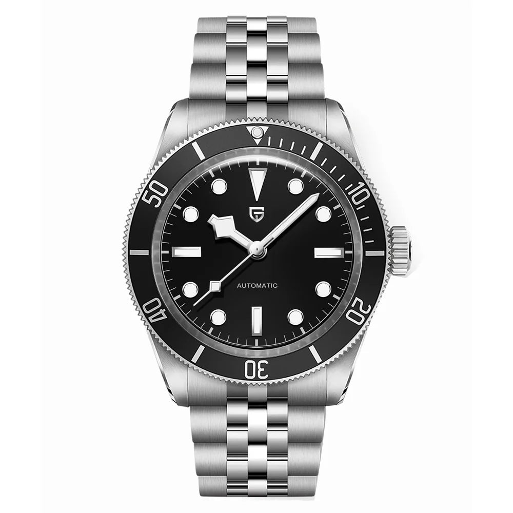 PAGANI DESIGN 2025 New Luxury Automatic Watch Men Five-row chain stainless steel Mechancial Wrist watch Men Japan NH35A Movt