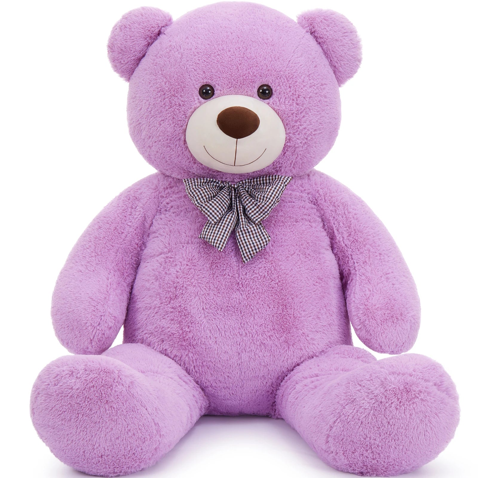 Giant 6-Foot Lavender Teddy Bear - 180cm Epic Hug Experience & Super Soft Plush, The Perfect Reassuring Gift for Stress Relief