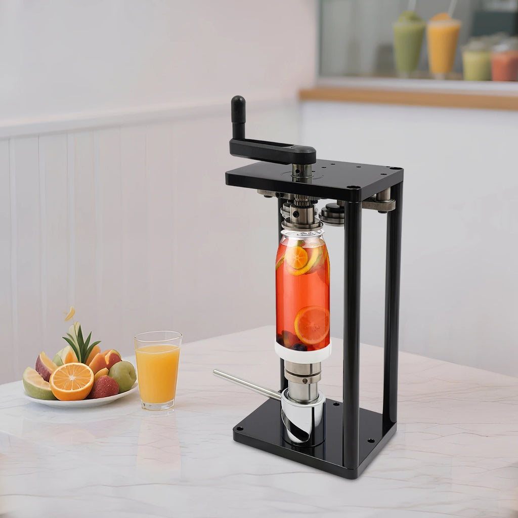 Can Sealer Manual Can Sealer Hand Rotary Sealing Machine for Home Use Manual Can Sealing Tool for Sealing PET and Aluminum Cans