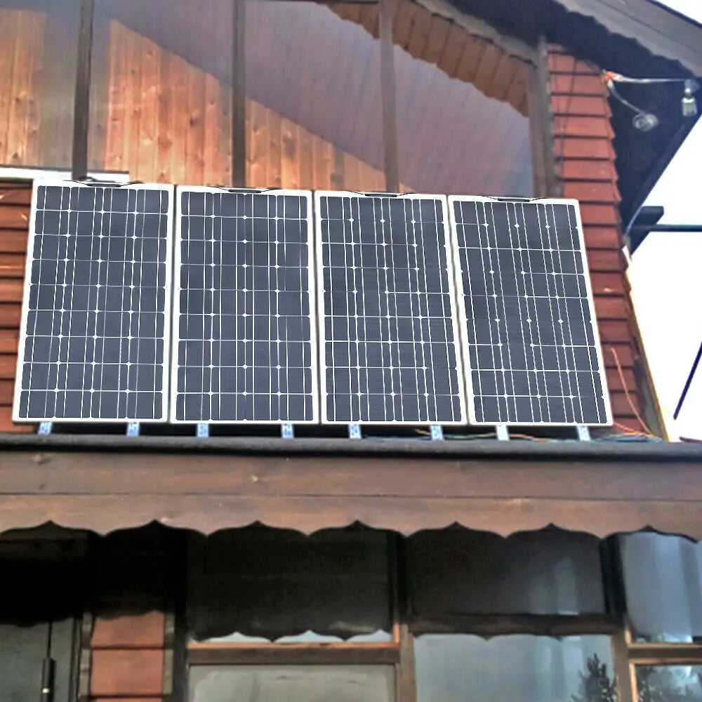 XINPUGUANG Solar Panel 300w 400w 200w 100w Flexible Monocrystalline Solar Cell Photovoltaic Solar Panels Kit 12V Battery Charger