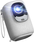 Mini Projector with WiFi Bluetooth, 550 ANSI Portable Outdoor Projector for Phone Laptop, Auto Keystone Electric Focus