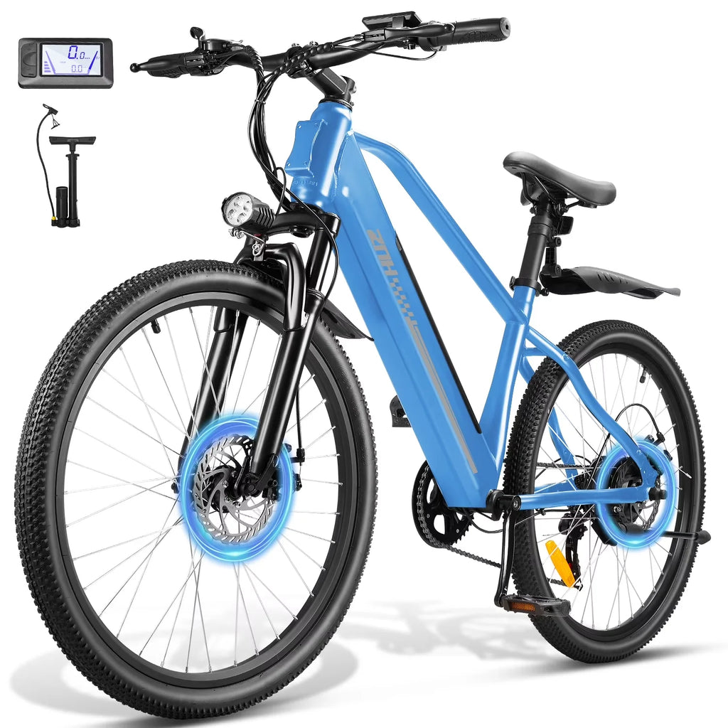 ZNH Electric Bicycle 1000W Peak ,48V Battery Electric Bike,20MPH,7-Speed,26"Tire E-bike for Adult,UL 2849