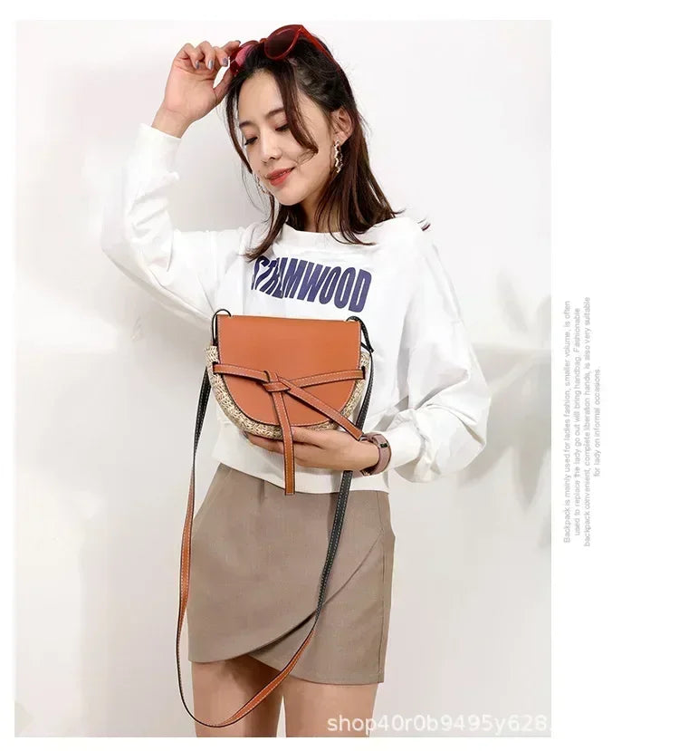 Luxury Brand Women's Shoulder Bag Handbags Y2k Saddle Underarm Leisure Messenger Crossbody Clutche Retro Commuting 23cm BL02