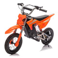 24V 250W Ride On Toy Off-Road Electric Motorcycle, 9.32 MPH Max Speed, 180 lbs Weight Capacity, Fast Charging, Rear Suspension