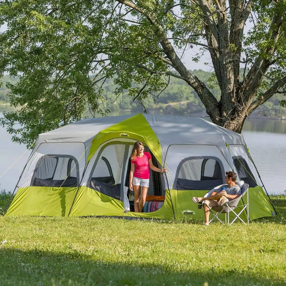 Family Cabin Tents for 6-12 People: Multi-Room Camping with Storage and Accessories