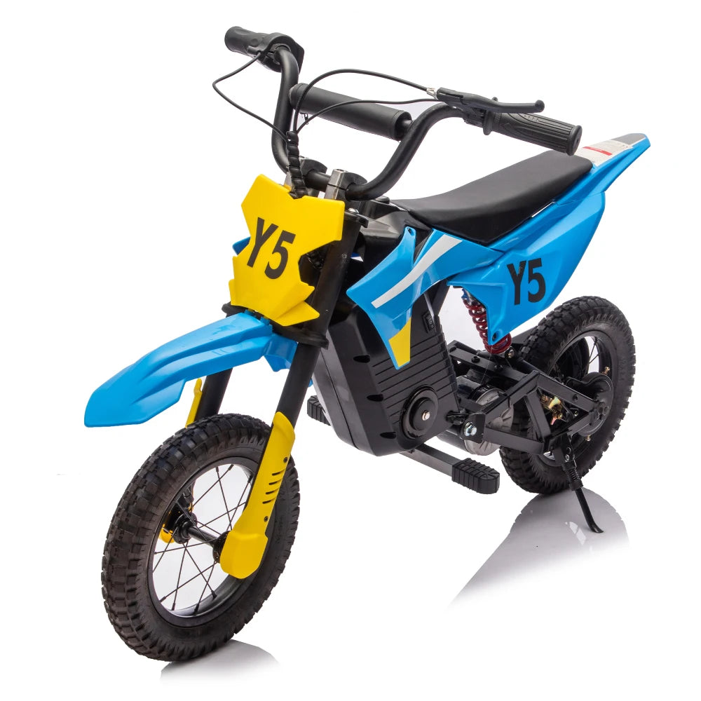24V 250W Kids Ride On Electric UTV Off-Road Motorcycle Lithium Battery 180lbs Weight Capacity Rear Suspension For Aged 8+