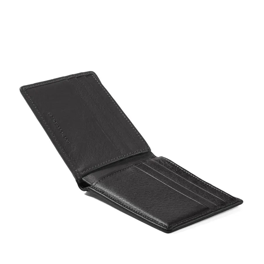 Bifold Wallet for Men Slim Front Pocket Wallet with 6 Card Slots, Bill Compartment amp 2 Interior Pockets Minimalist Leather Wal